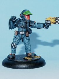 scifi colonist miniature