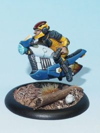scifi space biker