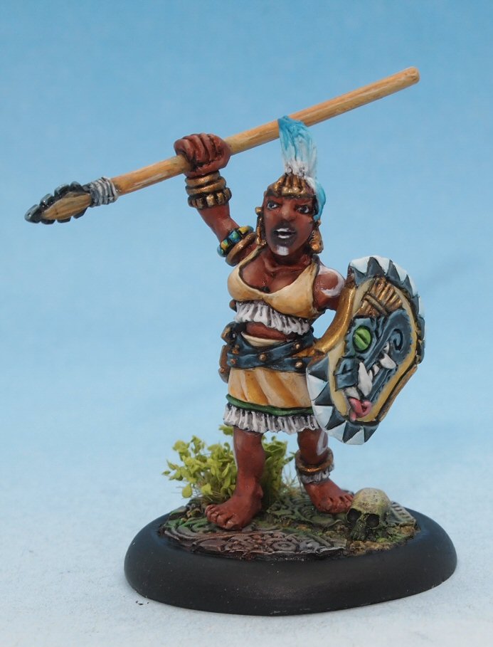 Mizora Kree Amazonian Spearwoman - Diehard Miniatures